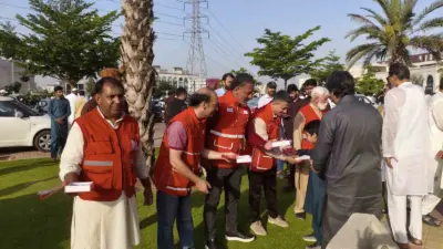 Türk Kızılay, Pakistan’ın Lahor kentinde vekaleten kurban kesimi gerçekleştirdi. Kesilen