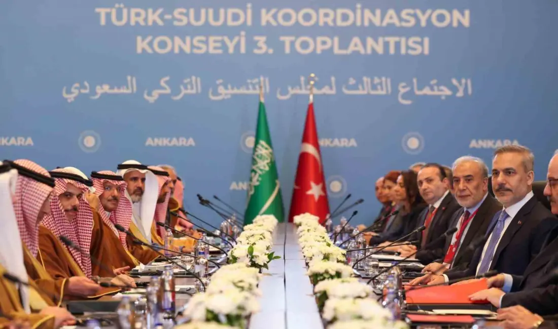 Dışişleri Bakanı Hakan Fidan, Türk-Suudi Koordinasyon Konseyi Üçüncü Toplantısı kapsamında,