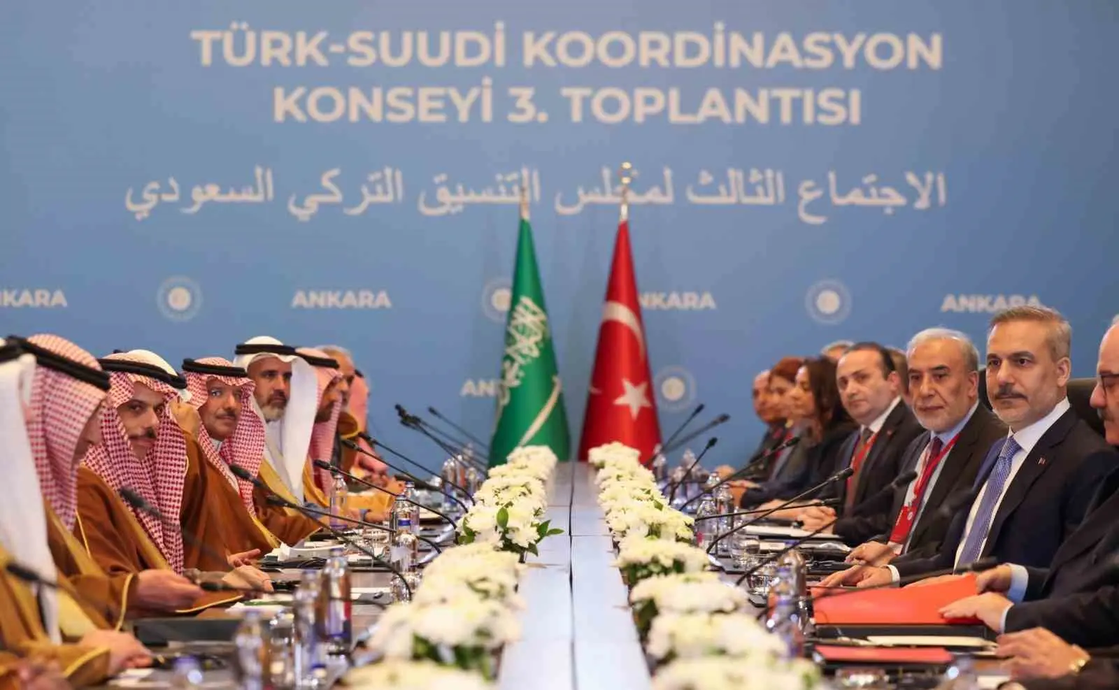 Dışişleri Bakanı Hakan Fidan, Türk-Suudi Koordinasyon Konseyi Üçüncü Toplantısı kapsamında,