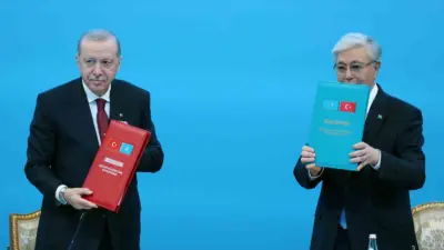 Cumhurbaşkanı Recep Tayyip Erdoğan’ın Astana ziyareti çerçevesinde Türkiye ile Kazakistan