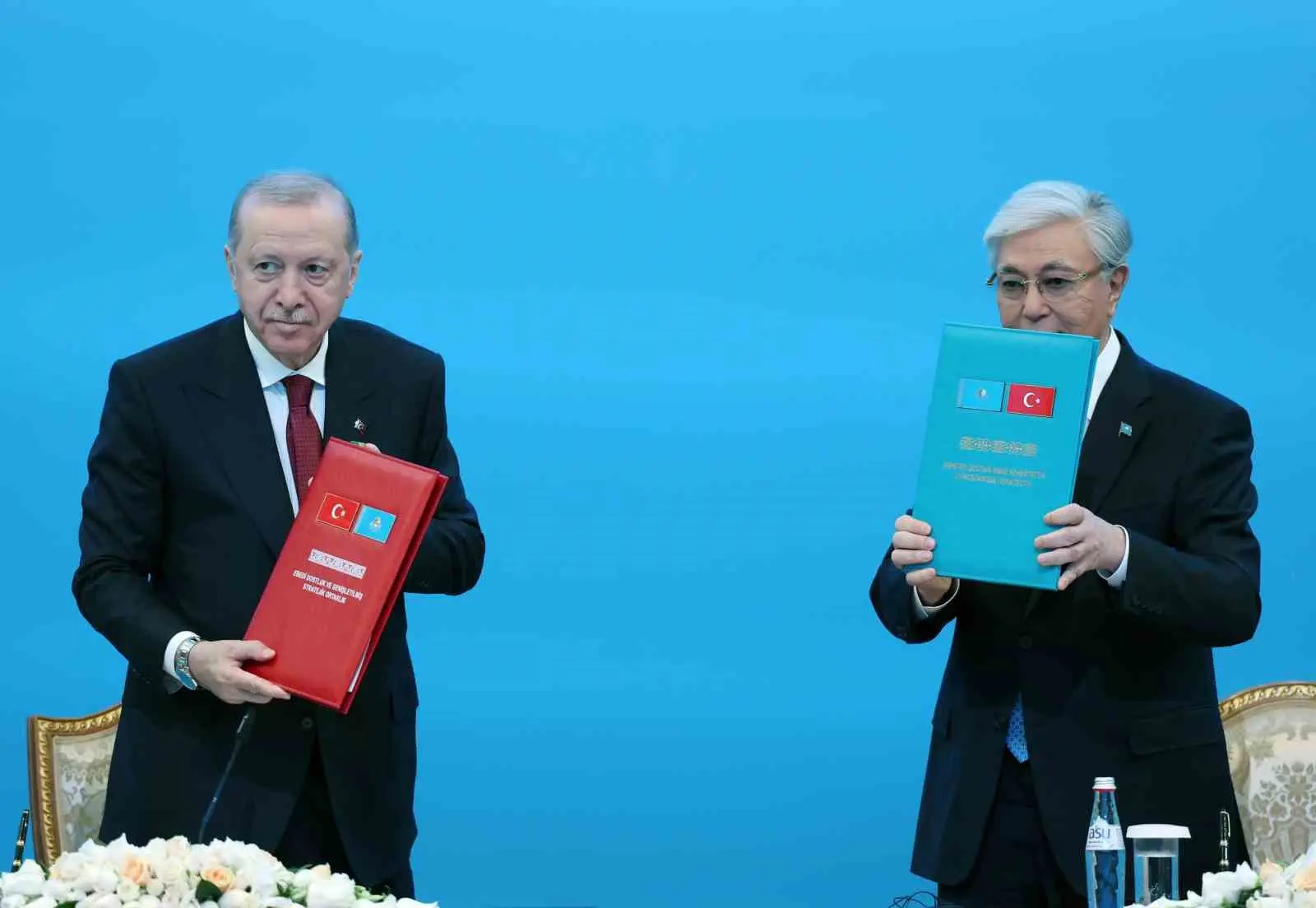 Cumhurbaşkanı Recep Tayyip Erdoğan’ın Astana ziyareti çerçevesinde Türkiye ile Kazakistan