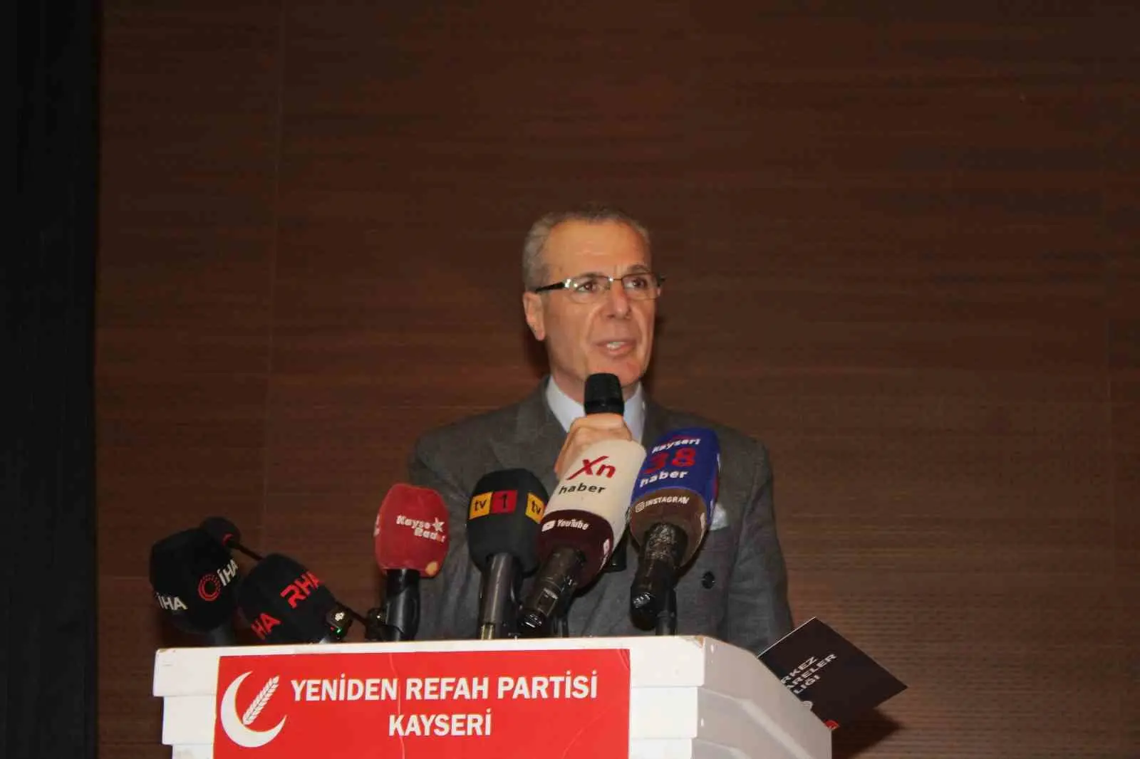 Yeniden Refah Partisi (YRP) Kayseri İl Başkanlığı tarafından düzenlenen Mayıs