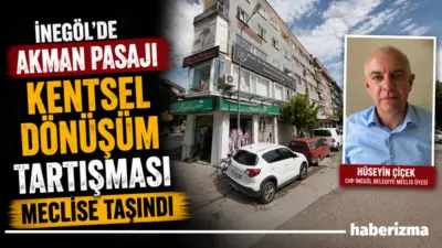 İnegöl Belediye Meclisi’nin haziran ayı toplantısında CHP’li Hüseyin Çiçek, Akman