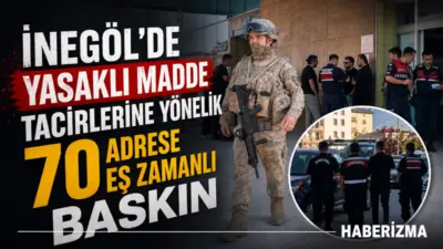 Bursa’nın İnegöl ilçesinde uyuşturucu tacirlerine yönelik dev operasyon düzenlendi. 500