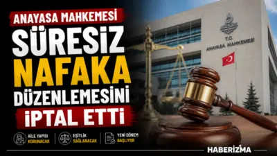 Anayasa Mahkemesi, uzun süredir tartışma konusu olan süresiz nafaka uygulamasına