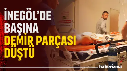 Bursa’nın İnegöl ilçesinde yapımı devam eden bir inşaatta meydana gelen