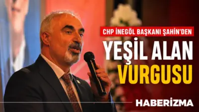 CHP İnegöl İlçe Başkanı Zemci Şahin, Dünya Çevre Günü dolayısıyla
