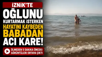 Tatil yaptıkları Bursa’nın İznik ilçesinde gölde boğulma tehlikesi geçiren 8