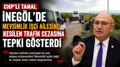 CHP Şanlıurfa Milletvekili Mahmut Tanal, Bursa İnegöl Kurşunlu Mahallesi’nde yaşanan