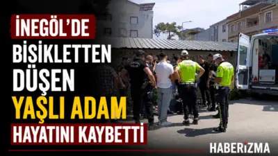 Bursa’nın İnegöl ilçesinde bisikletiyle seyir halindeyken fenalaştığı iddia edilen 74