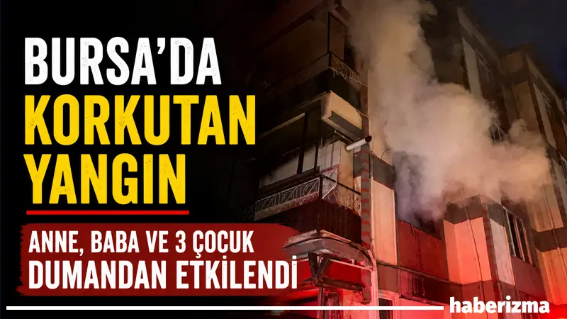 Bursa’da elektrikten çıktığı iddia edilen yangın, sokakta panik oluşturdu. Yangında