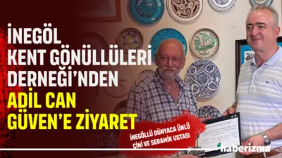 İnegöl Kent Gönüllüleri Derneği yönetim kurulu, İznik’teki sanat atölyelerinde dünyaca