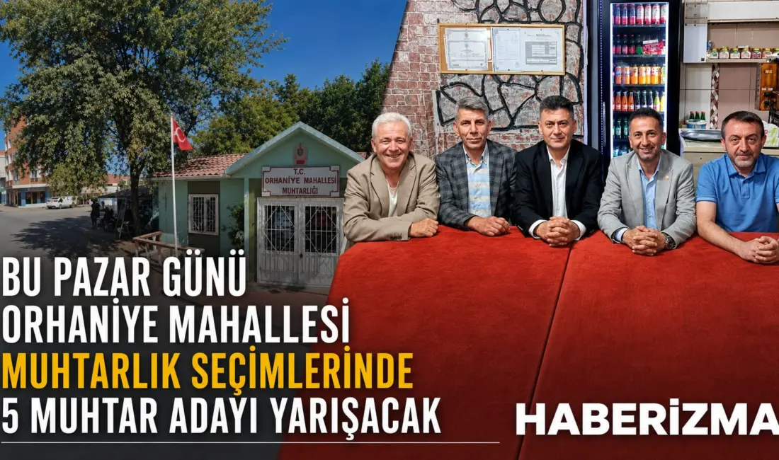 Orhaniye mahallesi Muhtarı Veli Çetin’in vefatı nedeniyle boşalan muhtarlık görevine