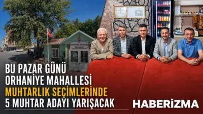 Orhaniye mahallesi Muhtarı Veli Çetin’in vefatı nedeniyle boşalan muhtarlık görevine