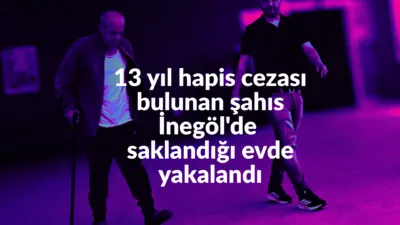 Bursa’nın İnegöl ilçesinde hakkında kesinleşmiş hapis cezası bulunan şahıs, polis