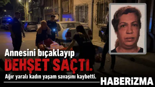 Bursa’da bir şahıs, tartıştığı annesini defalarca bıçakladı. Kanlar içinde sokağa