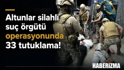 Antalya’da kamuoyunda “Altunlar” olarak bilinen silahlı suç örgütüne yönelik 16