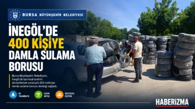 Bursa Büyükşehir Belediyesi, yerel üreticiyi desteklemek ve tarımsal sulamada maksimum