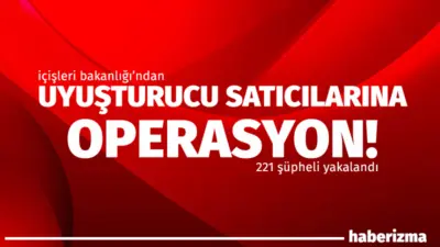 İçişleri Bakanlığı, Kayseri merkezli 6 ilde polis ekiplerince düzenlenen narkotik
