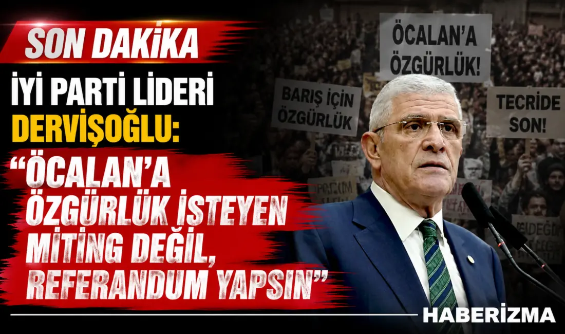 İYİ Parti Genel Başkanı Müsavat Dervişoğlu, partisinin grup toplantısında terör