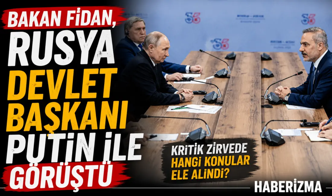 Dışişleri Bakanı Hakan Fidan, resmi ziyaret kapsamında bulunduğu Rusya’nın Kazan