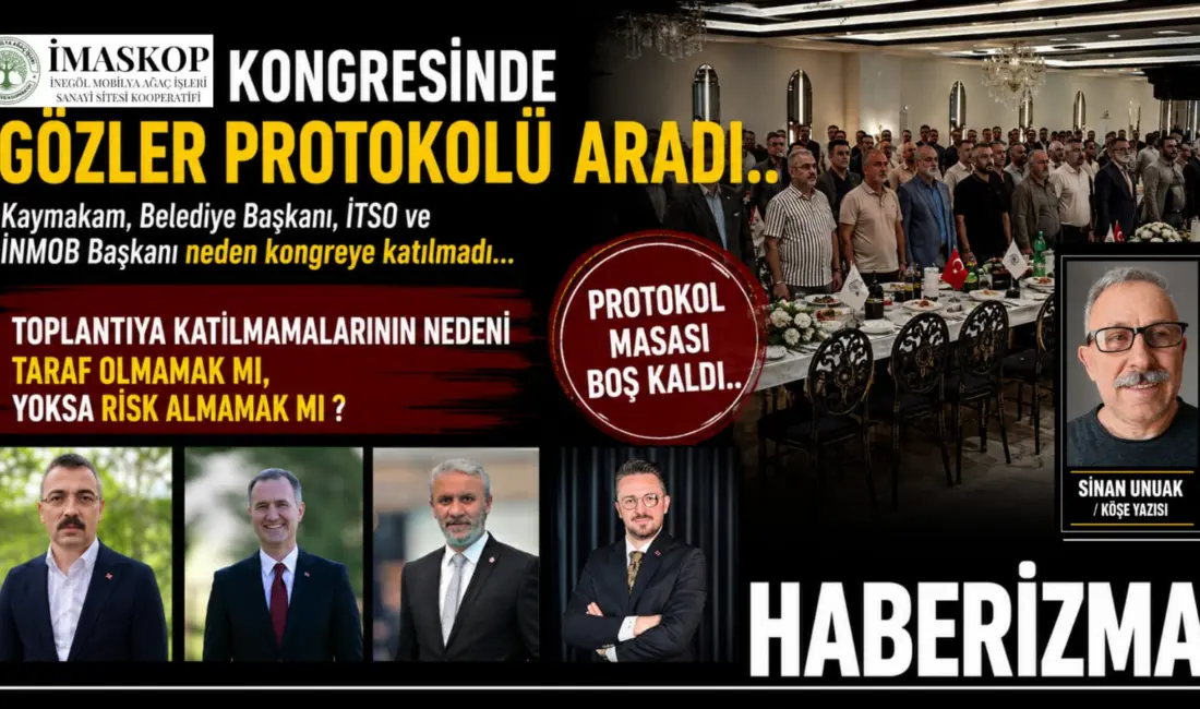 İMASKOP Kongresinde Gözler Protokolü Aradı: "Taraf Olmamak mı yoksa Risk