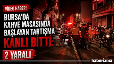 Bursa’nın Yıldırım ilçesinde kahvehanede çıkan tartışma büyüyerek dışarı taştı. Olayda