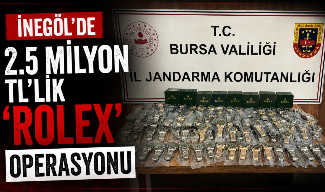 Bursa’nın İnegöl ilçesinde jandarma ekiplerince düzenlenen operasyonda piyasa değeri yaklaşık