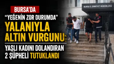 Bursa’da telefon dolandırıcılarının hedefi olan 73 yaşındaki kadın, kendisini yeğeni