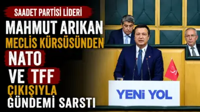 Saadet Partisi Genel Başkanı Mahmut Arıkan, TBMM haftalık grup toplantısında
