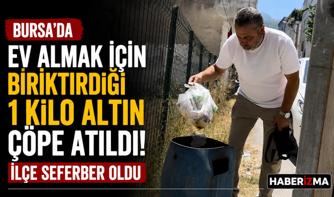 Bursa’nın Yıldırım ilçesinde yaşayan bir vatandaşın, ev almak için yıllardır