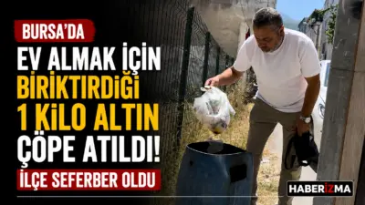 Bursa’nın Yıldırım ilçesinde yaşayan bir vatandaşın, ev almak için yıllardır
