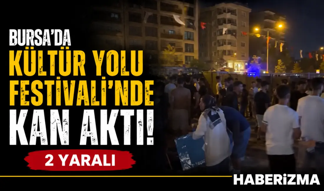 Bursa’da düzenlenen Kültür Yolu Festivali’nde Ceza sahne aldı. Konser alanında