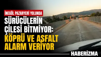 Bursa ve Bilecik sınırındaki İnegöl Pazaryeri bağlantı yolunda artan fabrika