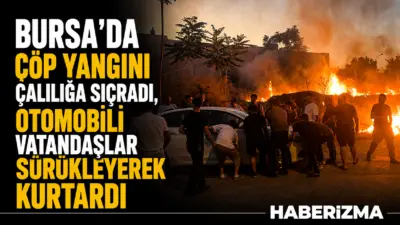 Bursa’da boş bir arsada çıkan yangın, kısa süreli paniğe neden