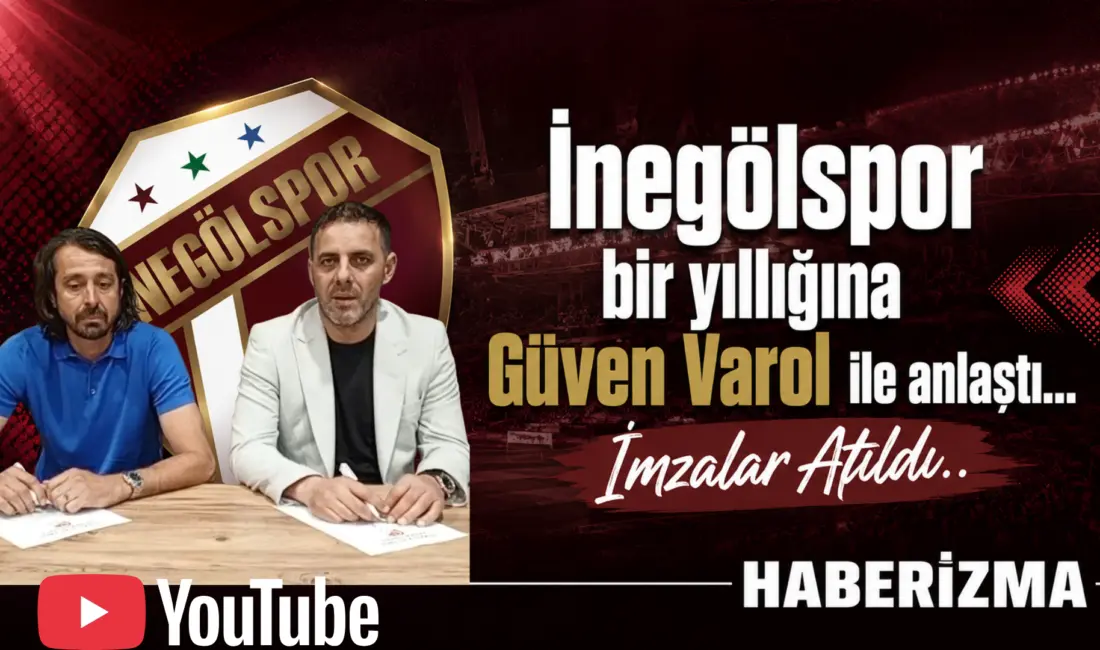 İnegölspor bugün teknik direktör Güven Varol ile bir yıllığına anlaştı.