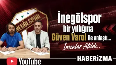 İnegölspor bugün teknik direktör Güven Varol ile bir yıllığına anlaştı.