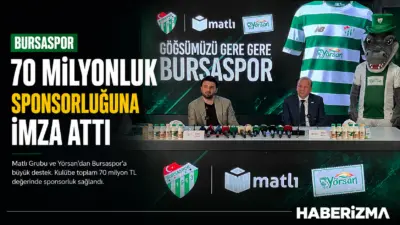 Bursaspor, 2026-2027 sezonunu kapsayan ve yıllık 70 milyonluk getirisi olan