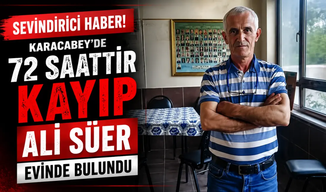 Bursa’nın Karacabey ilçesinde ailesiyle yaşadığı tartışmanın ardından evden ayrılan ve