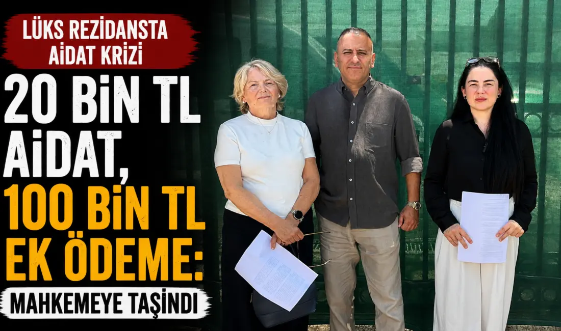 Antalya’nın Konyaaltı ilçesinde bulunan lüks bir rezidansta 20 bin TL’ye