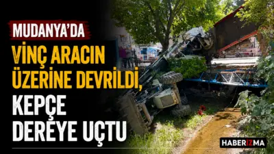 Bursa’nın Mudanya ilçesinde dere yatağı temizliği sırasında yaşanan iş kazasında,
