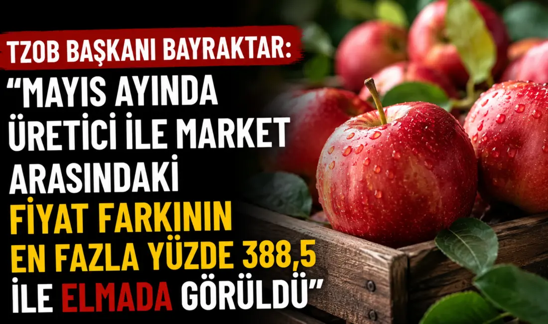 Türkiye Ziraat Odaları Birliği Genel Başkanı Şemsi Bayraktar, mayıs ayında