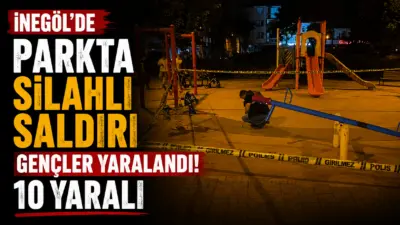 Bursa’nın İnegöl ilçesinde çocuk parkında bulunan gençlere pompalı tüfekle açılan
