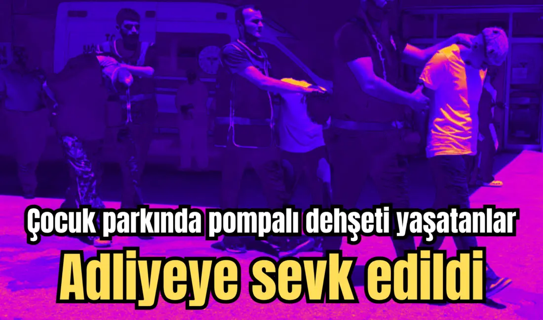 Bursa’nın İnegöl ilçesinde çocuk parkında bulunan gençlere yönelik gerçekleştirilen ve