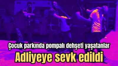 Bursa’nın İnegöl ilçesinde çocuk parkında bulunan gençlere yönelik gerçekleştirilen ve