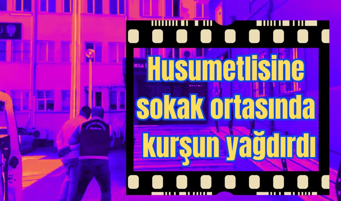 Bursa’nın Osmangazi ilçesinde aralarında husumet kişiyi sokak ortasında silahla yaralayan