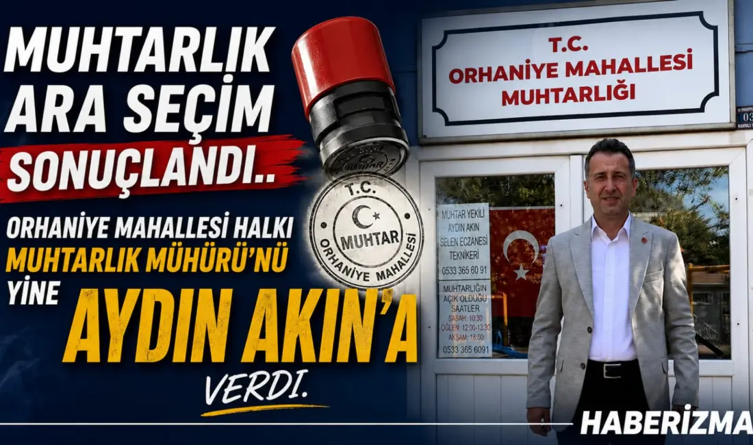 Orhaniye Mahallesi Muhtarı Veli Çetin in vefatının ardından bir süredir