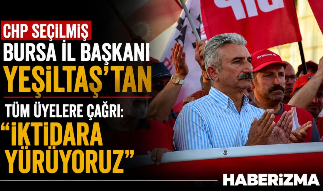 CHP Seçilmiş Bursa İl Başkanı Nihat Yeşiltaş, sosyal medya hesabından