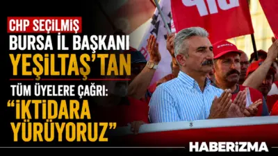 CHP Seçilmiş Bursa İl Başkanı Nihat Yeşiltaş, sosyal medya hesabından