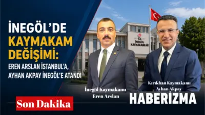 2021 yılından bu yana İnegöl Kaymakamlığı görevini başarıyla yürüten Eren